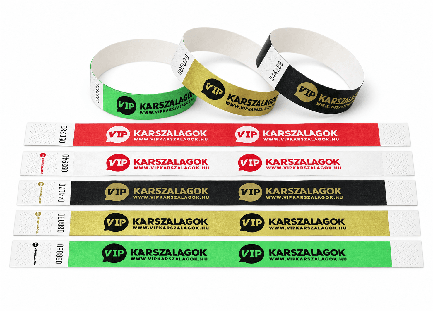 Printed Tyvek Wrist Tag