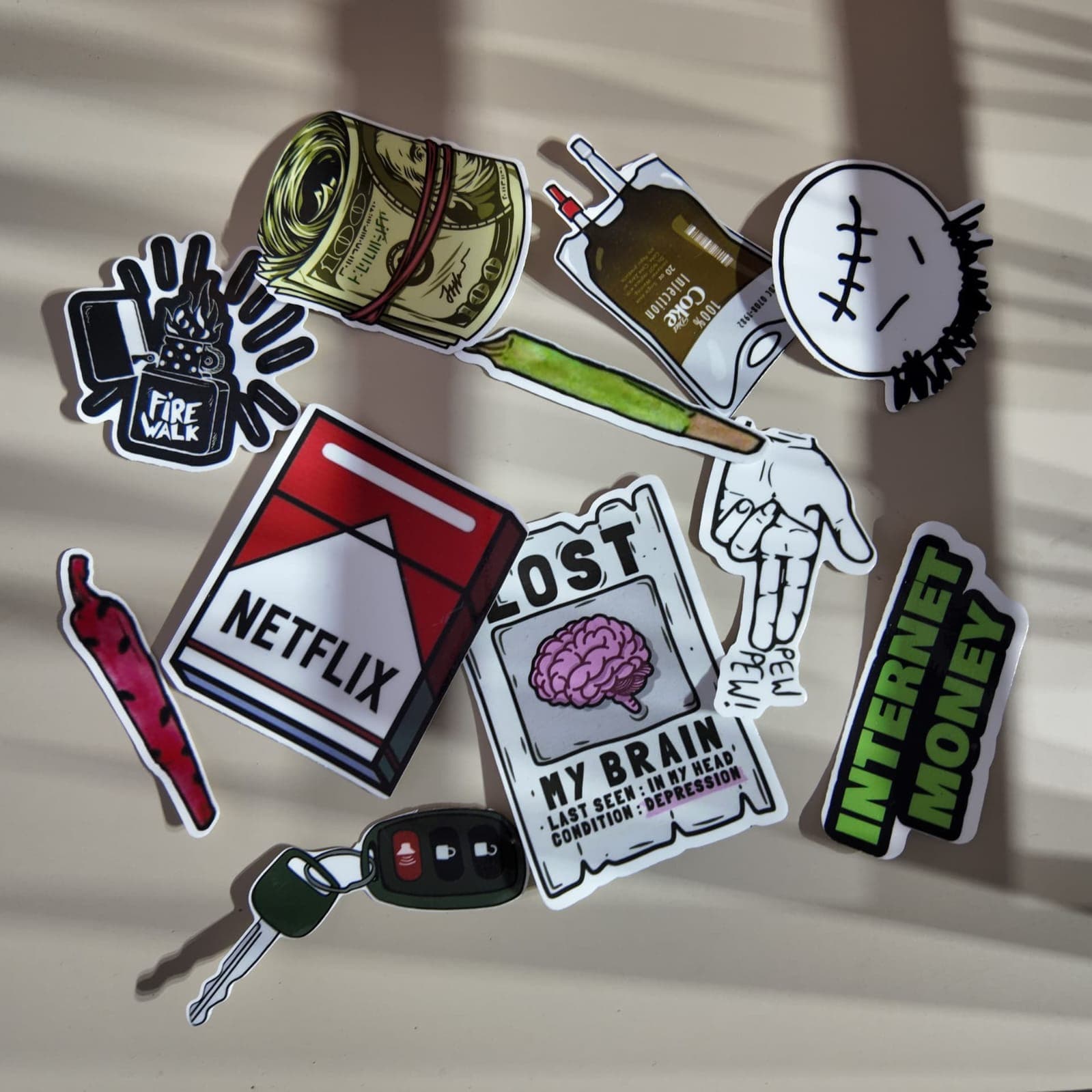 Ganja Stickers Set