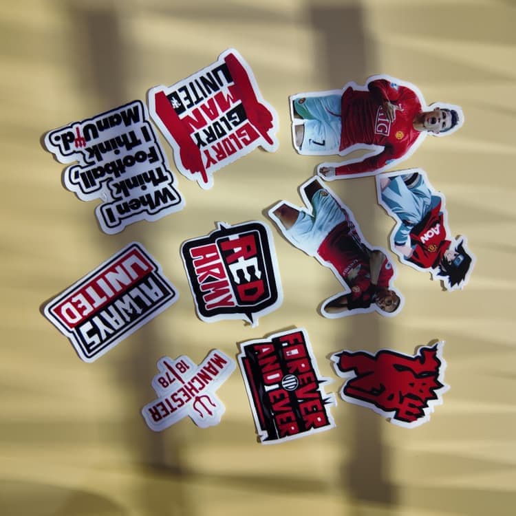 Man United Stickers Set