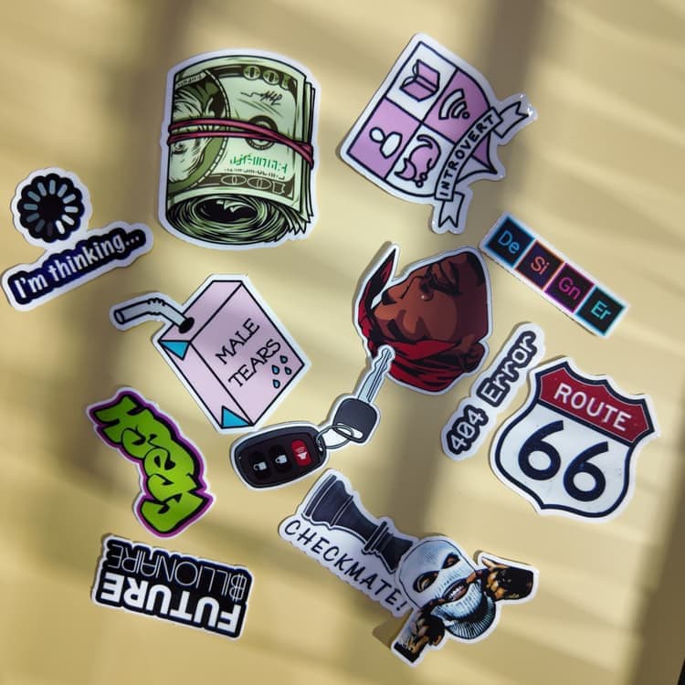 Lagos Hustler Stickers Set