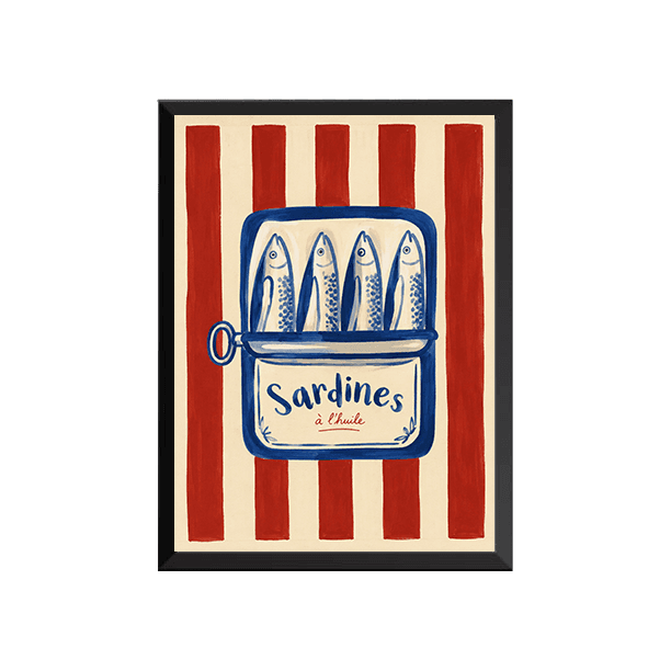 Sardines A3 Canva Frame
