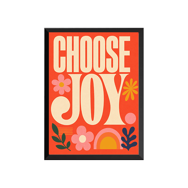 Choose Joy A3 Canvas Frame