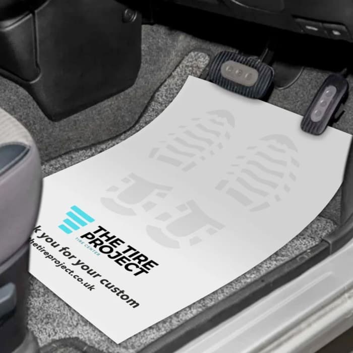 Car Dealer Paper Floor Mat