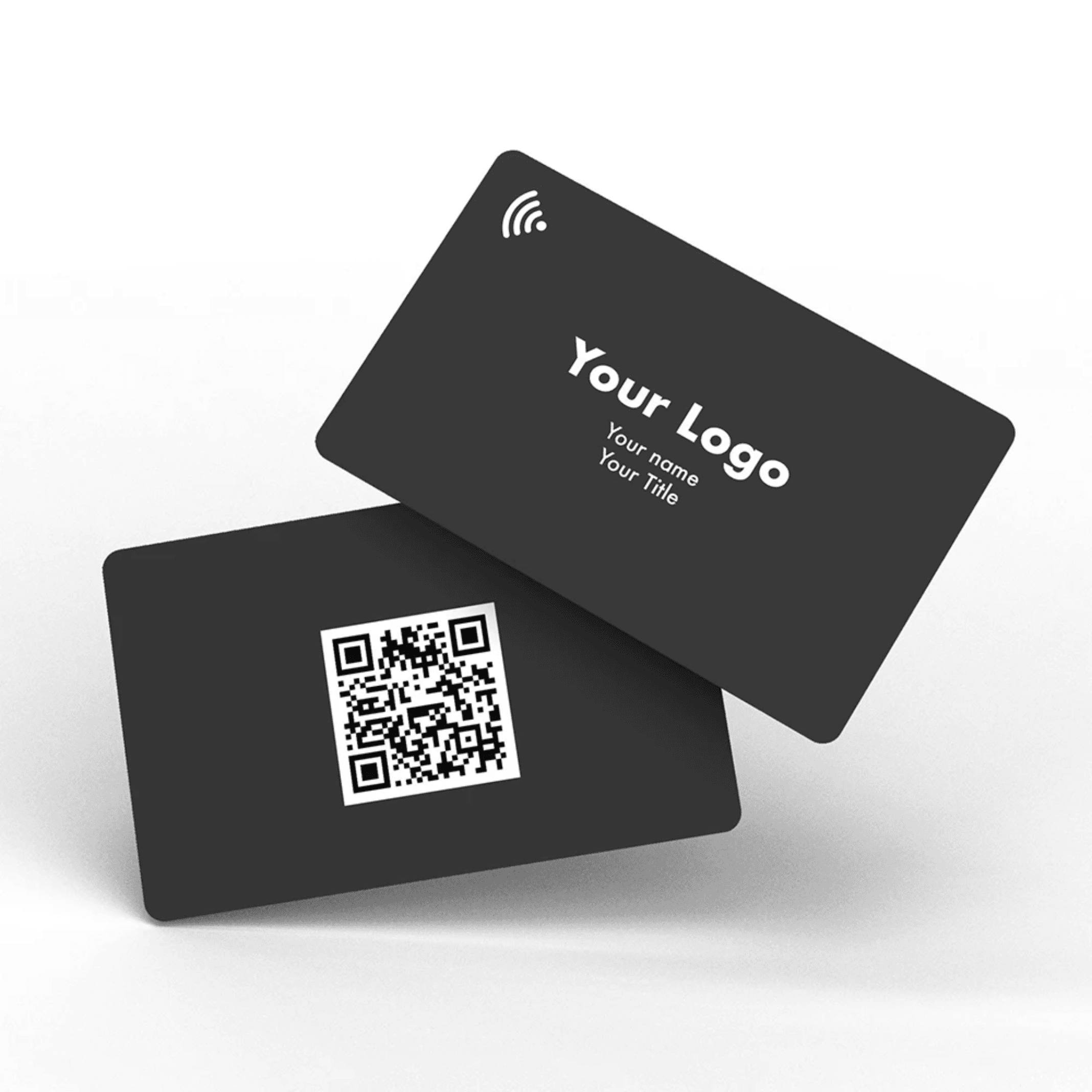 Customized Black NFC Cards (Plastic)