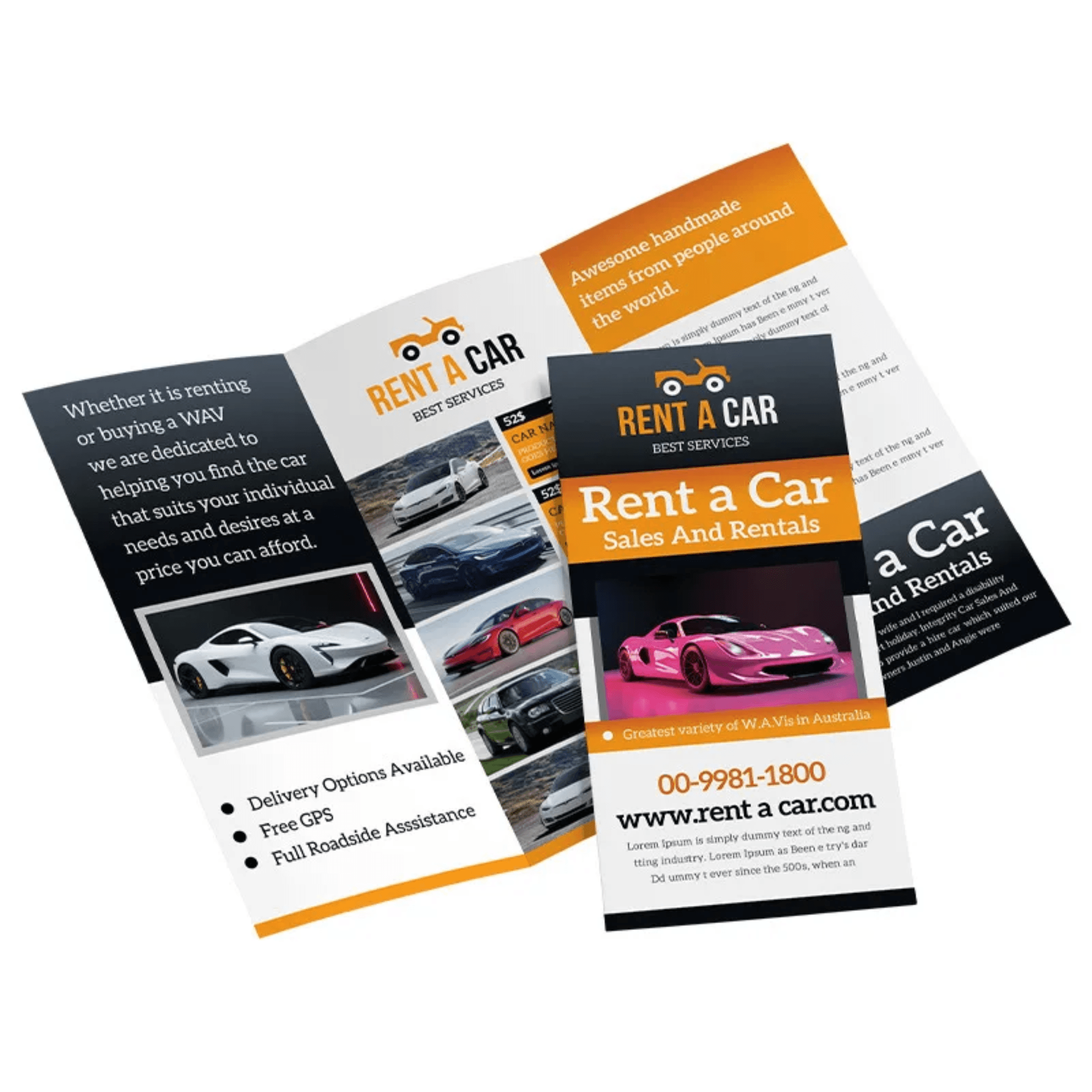 Customized Trifold Flyer (135 GSM)